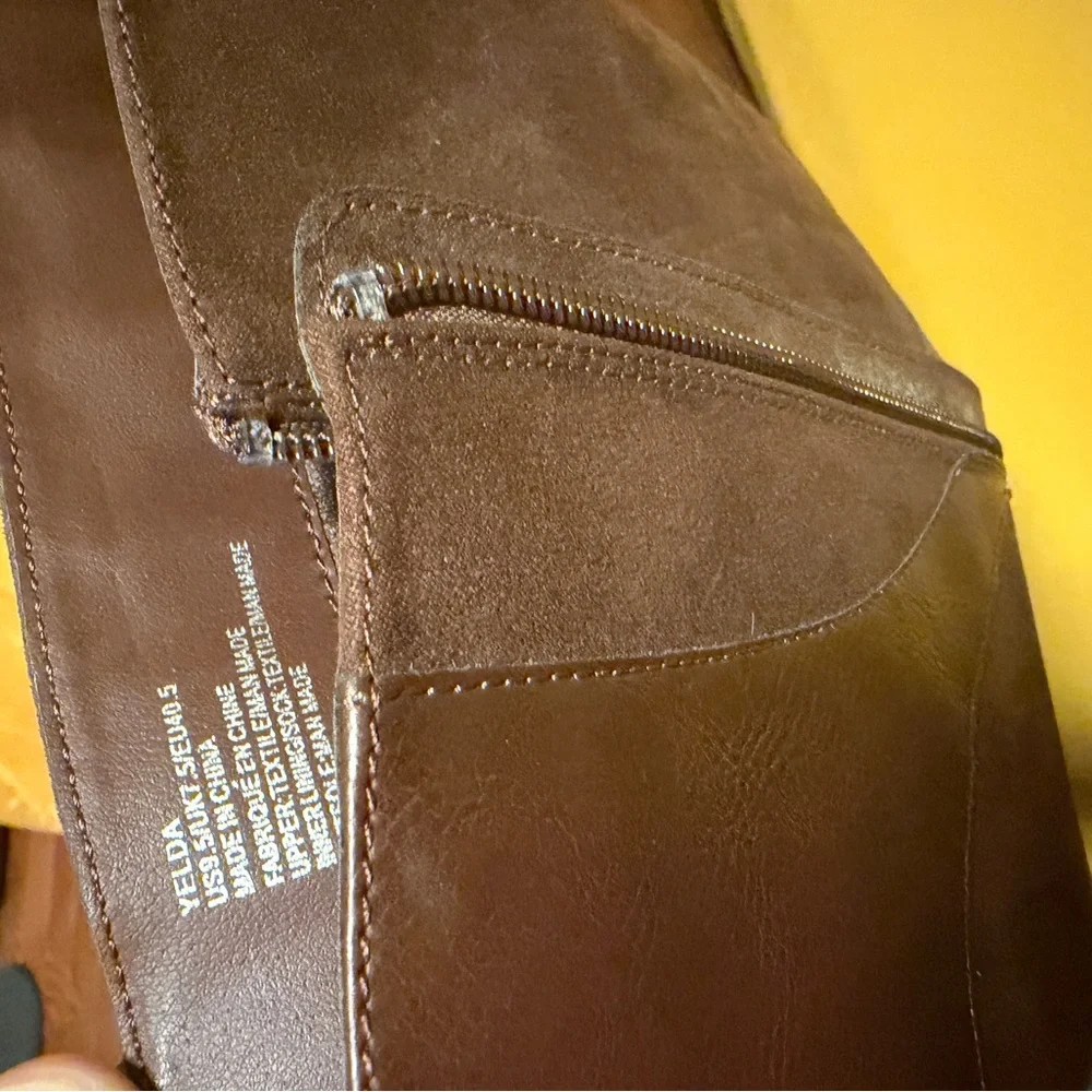 Brown Heeled Boots - Picture 2 of 6